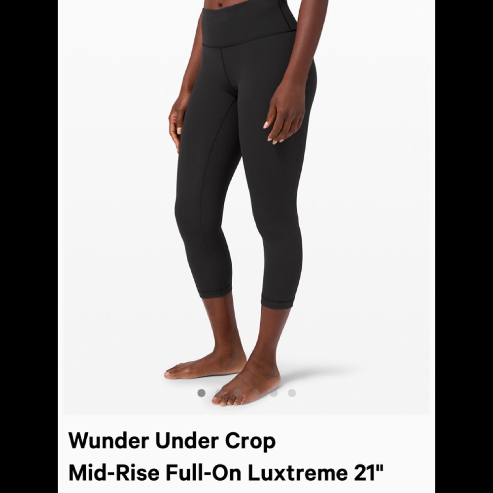 Lululemon Athletica Wunder Under Crop